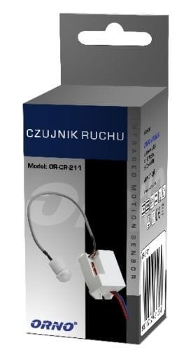 Miniaturowy czujnik ruchu PIR ORNO OR-CR-211
