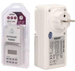 Programator czasowy cyfrowy zewnetrzny Orno OR-PRE-432