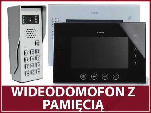 Zestaw videofonowy M670 S2-S50D, zamek szyfrowy, pamięć 100