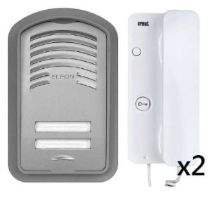 Domofon Elfon Z2 dwuprzewodowy dwa unifony U1133