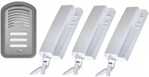 Domofon zestaw Elfon Z3 A-U1/3 nad i podtynkowy