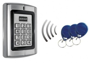 Szyfrator, 1 wyjście przekaźnikowe, czytnik kart