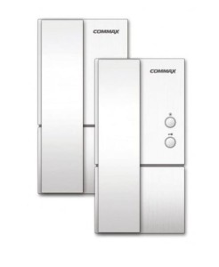Zestaw dwóch unifonów Commax DP-LA01 DC z łącznością interkomową , 12V