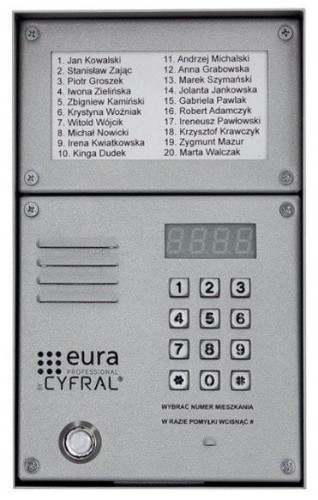 ZESTAW CYFROWY ''CYFRAL'' Z-2000PN SREBRNY
