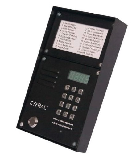 ZESTAW CYFROWY ''CYFRAL'' Z-2000PN CZARNY