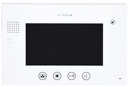 Monitor Vidos M670W otwieranie furtki i bramy