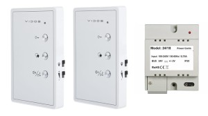 Interkom Vidos 2x U1011, instalacja dwu żyłowa.