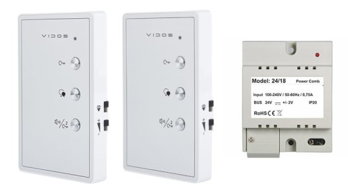 Zestaw interkom Vidos 2x U1011