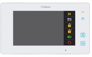 Vidos M1021W Monitor wideodomofonu 2-żyłowy