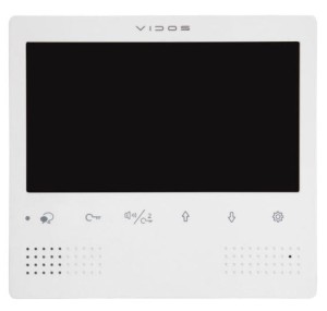 Vidos M1023W Monitor 7" wideodomofonu 2-żyłowy