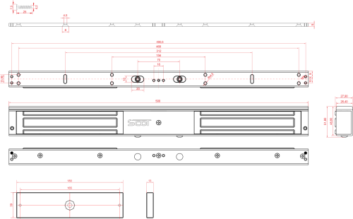 Zwora elektromagnetyczna EL-600DSL2