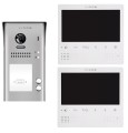 Vidos wideodomofon dwurodzinny DUO 2x M1023W + S1102A RFID
