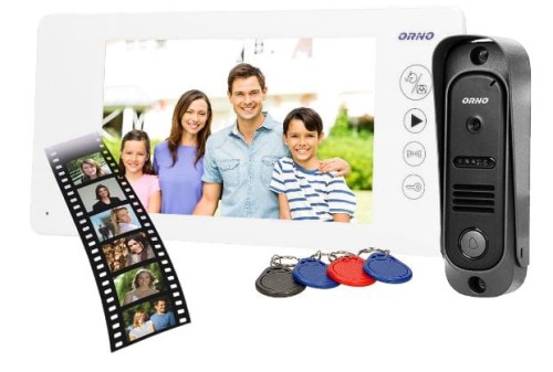 Wideodomofon OR-VID-JS-1053/W otwieranie furtki i bramy, pamięć