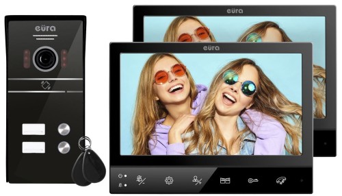 Wideodomofon dwu-rodzinny wideodomofon Eura VDP-80C5