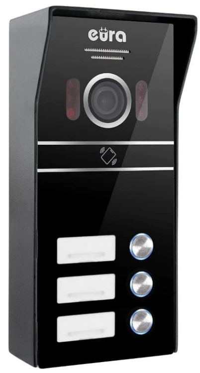 VDA-63C5 kamera natynkowa z daszkiem i czytnikiem RFID