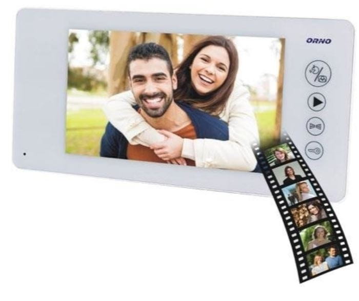 Monitor 7" Orno OR-VID-JS- 1040PMV/W