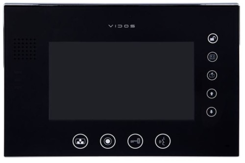 Monitor Vidos M670B S2 wbudowana pamięć, otwieranie furtki i bramy