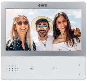 Monitor Eura VDA-35A5  ''2EASY'' - biały, ekran 7''