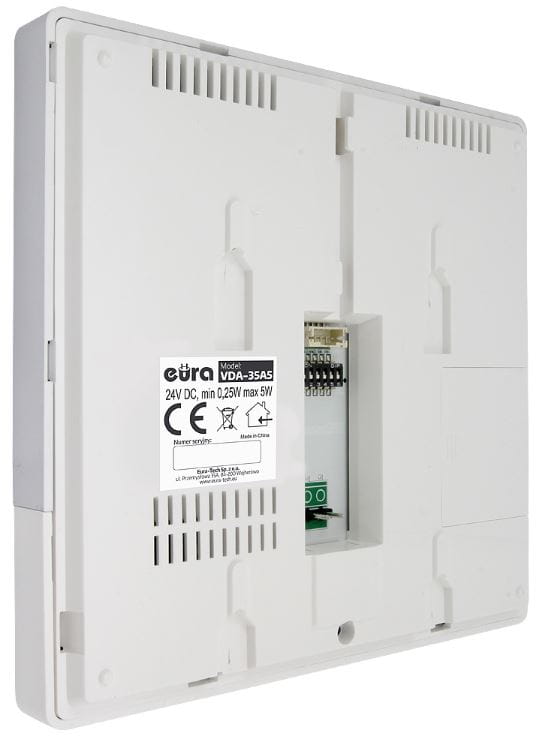 MONITOR ''EURA'' VDA-35A5 ''2EASY'' - biały, ekran 7''
