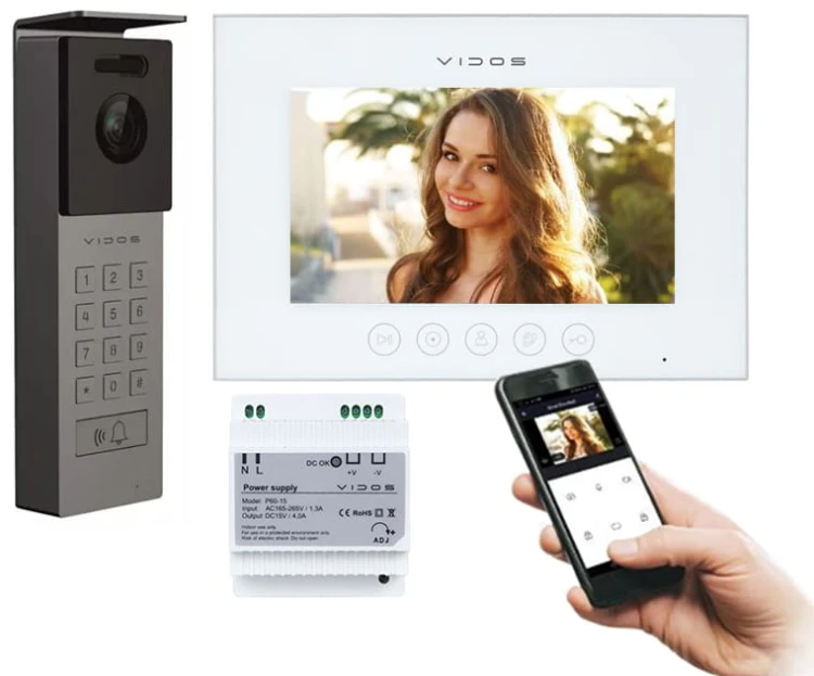 Wideodomofon Vidos M11W S12D WiFi
