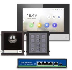 Wideodomofon jednorodzinny moduł H-LINE Monitor 7" + Apka klawiatura