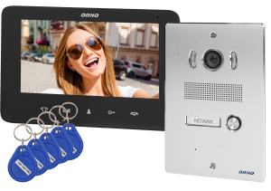 Zestaw wideodomofonowy bezsłuchawkowy podtynkowy OR-VID-VP-1070/B