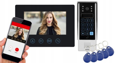 Wideodomofon Eura z modułem WiFi