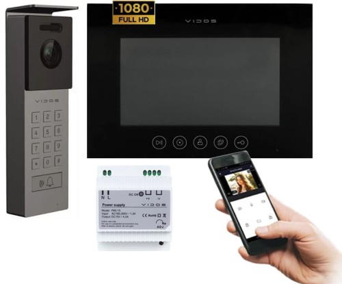 WIDEODOMOFON WiFi M11B-X/S12D