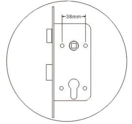 CDL-1/B Klamka Elektroniczna Kod, Odcisk Palca, Aplikacja