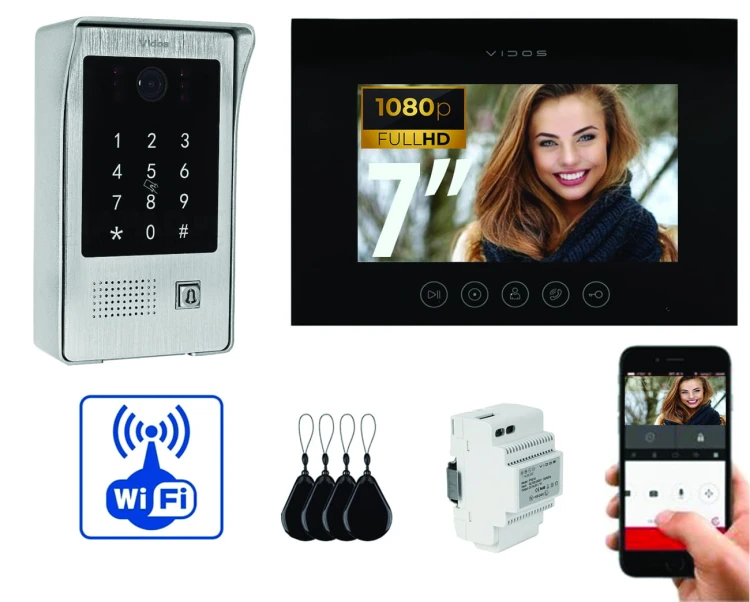 Wideodomofon Vidos S20DA M11-B X z Wi-Fi, 3 lata gwarancji