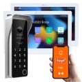 Genway F-S9V13-2W-W-2 - Zestaw wideodomofonowy 2 żyłowy 2 monitory 7" WiFi Tuya