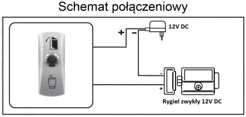 Przycisk zwierny Scot BT-4 schemat podłączenia