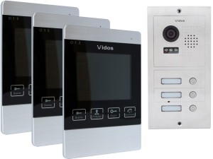 Vidos stacja bramowa 3-abonentowa S603/3xM904S