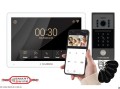 Wideodomofon 10" głośnomówiący Smart HD z kamerą natynkową szerokokątna z klawiaturą numeryczną i czytnikiem RFID
