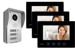 Wideodomofon trzy rodzinny Eura 3R, pamięć