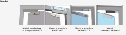 EL-600WS2 zwora elektromagnetyczna zewnętrzna 280kg