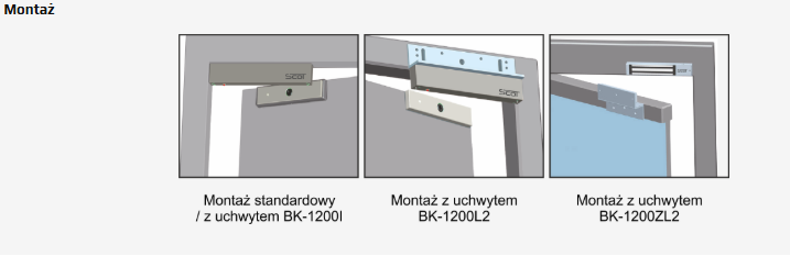 EL-1200SP2 Zwora elektromagnetyczna 540kg z sygnalizacją