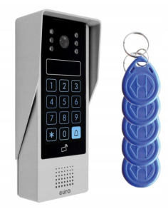 Kamera z szyfratorem i RFID Eura  VDA-80A3 EURA CONNECT