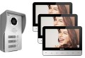 Wideodomofon 3-Rodzinny EURA VDA-24A3 + 3x Monitor 7" | Furtka i Brama