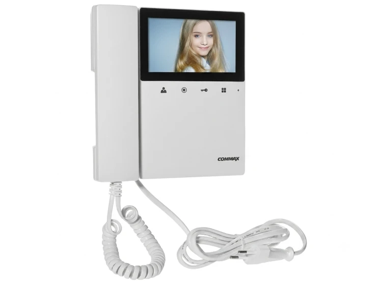 Monitor wideodomofonu COMMAX CDV-43K2 – ekran 4,3" LED, zasilanie 230V