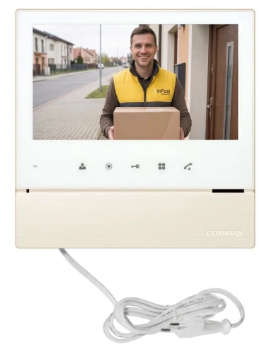 Monitor Commax 7 cali CDV-70H2 White  230V głośnomówiący