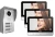 Wideodomofon 3 rodzinny EURA VDA-24A3 3x Monitor 7 cali Furtka i Brama