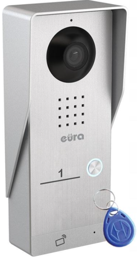 KASETA ZEWNĘTRZNA WIDEODOMOFONU ''EURA'' VDA-91A3 EURA CONNECT - jednorodzinna, czytnik zbliżeniowy