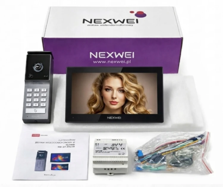 Wideodomofon Nexwei IP NW-ZIP-2B WiFi z AI i RFID