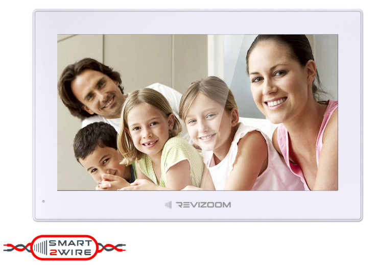 RM-T275HD2 WHITE Monitor 7" głośnomówiący Smart HD