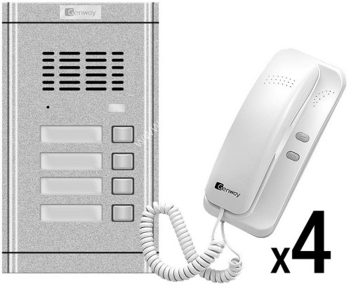 Domofon cztero rodzinny Genway WL-02NE-04