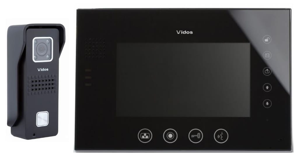 Wideodomofon 7 cali Vidos M670B -S2 pamięć /S6B