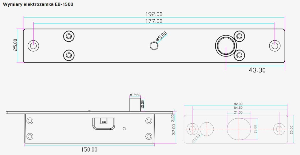 Wymiary Scot EB 1500
