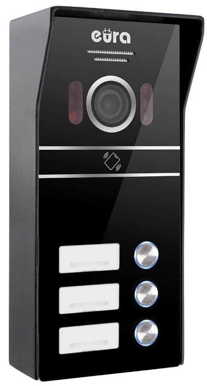 VDA-63C5 kamera natynkowa z daszkiem i czytnikiem RFID