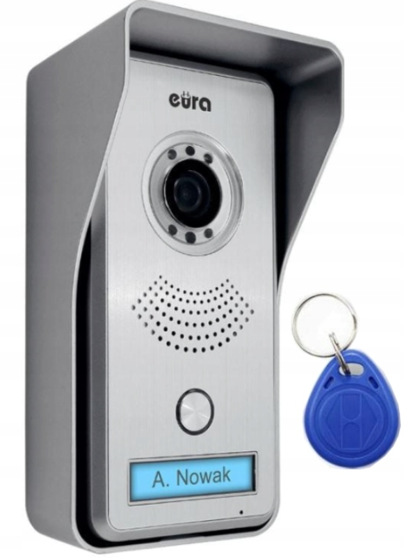 Eura VDA-34A3 – wandaloodporna kaseta zewnętrzna z kamerą i RFID